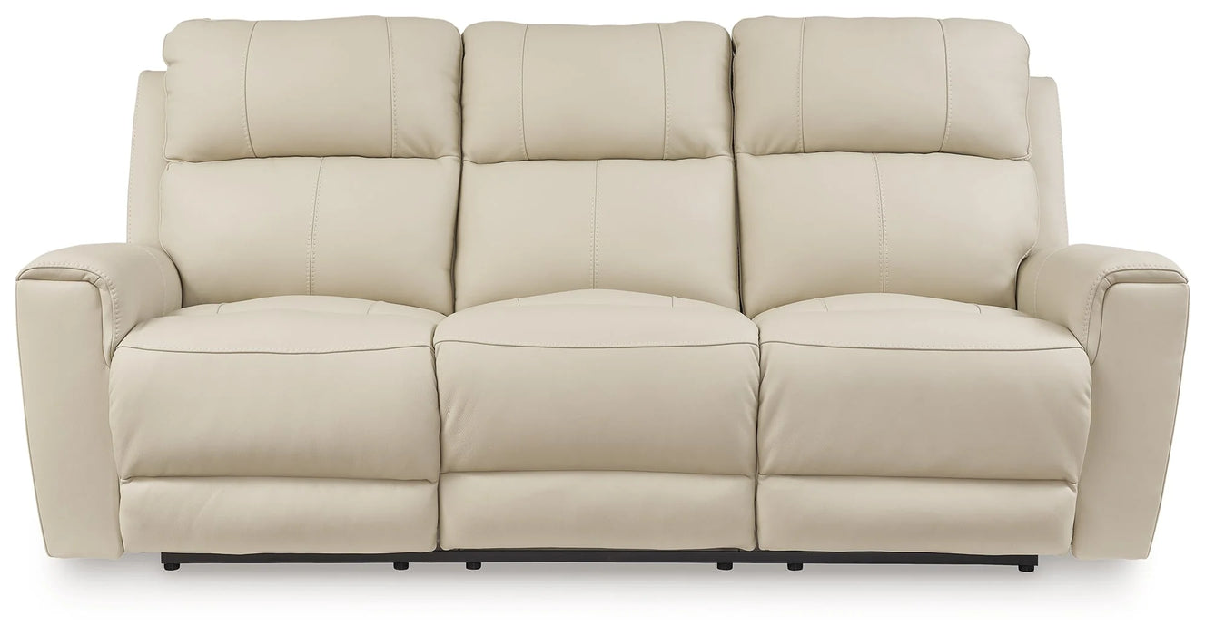 Dahlmoore Almond Reclining Power Sofa