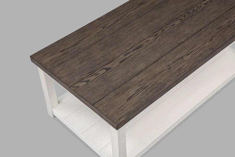 Dakota Chalk White 3-Piece Coffee Table Set
