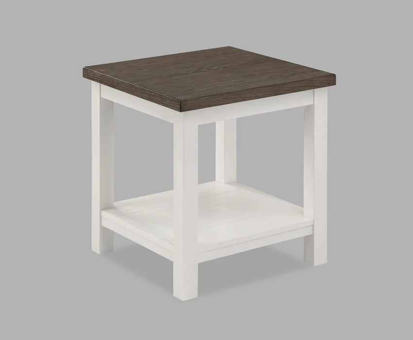 Dakota Chalk White 3-Piece Coffee Table Set