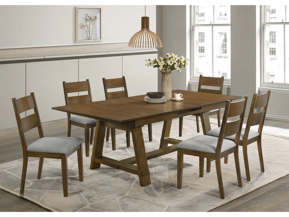 Everly Brown/Gray Dining Set
