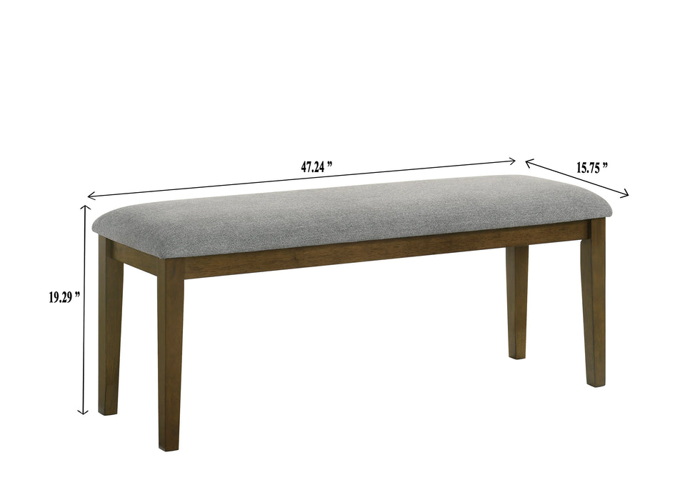Everly Brown/Gray Dining Set