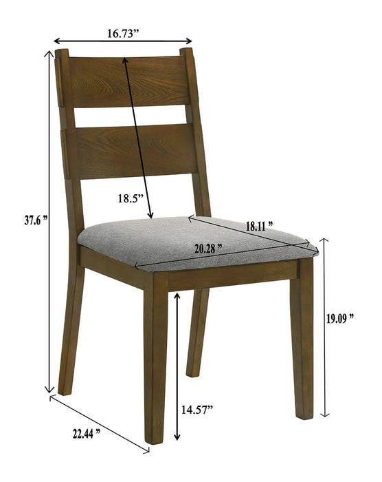 Everly Brown/Gray Dining Set