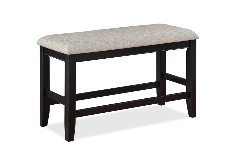 Fulton Charcoal/Light Gray Extendable Counter Height Dining Set