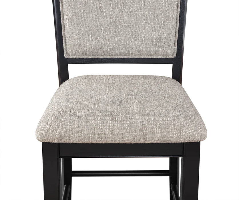 Fulton Charcoal/Light Gray Extendable Counter Height Dining Set