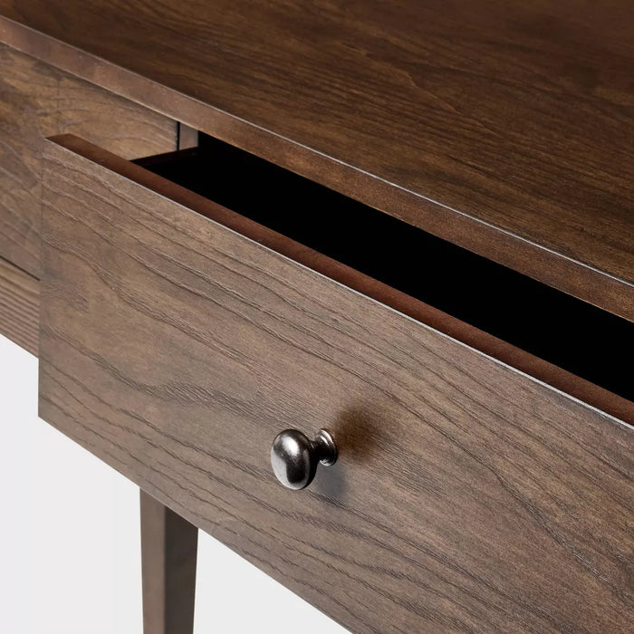 46" Arched Console Table Dark Brown