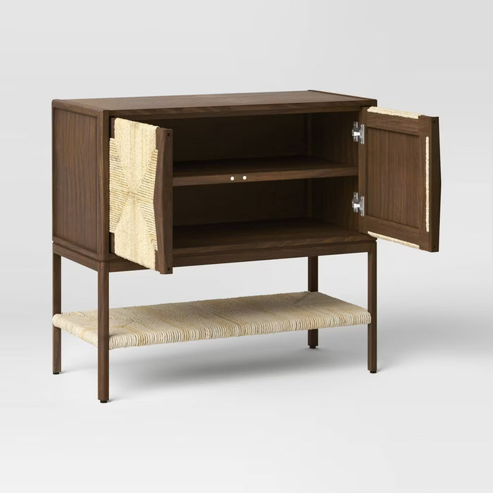 Withania 2 Door Cabinet - Threshold™: Vintage Woven Accent
