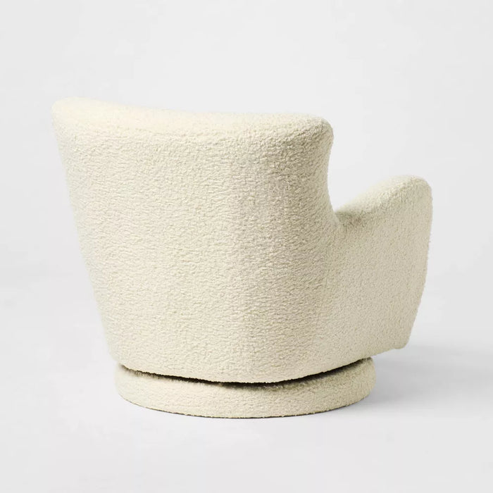 Kessler Swivel Chair Cream