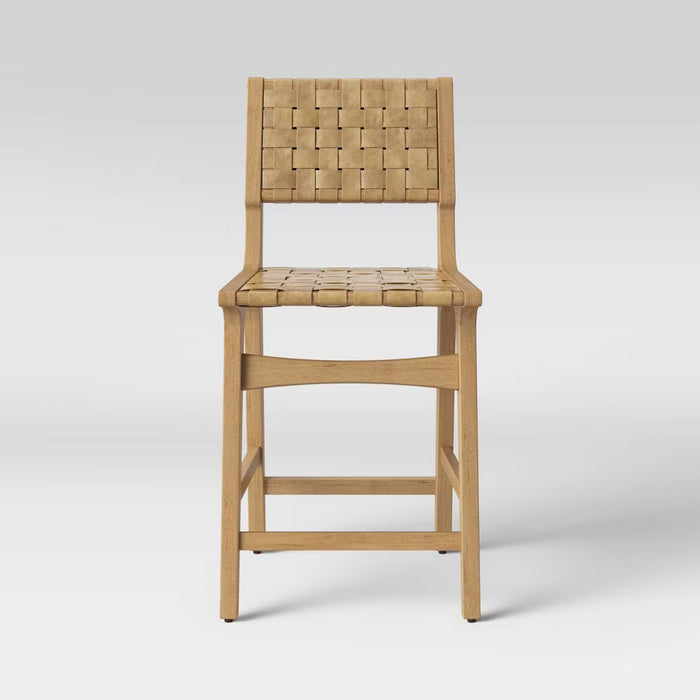 Woven Counter Height Barstool, Natural