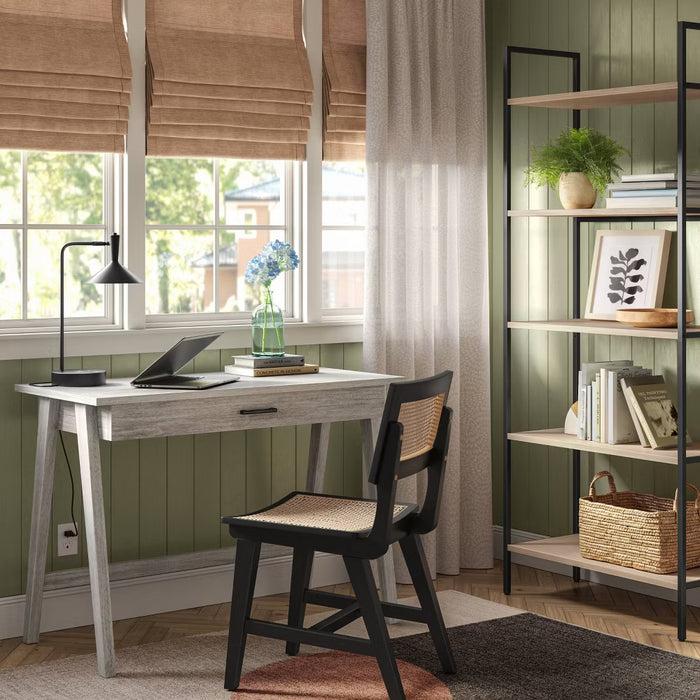 Paulo Wood Writing Desk with Drawer
