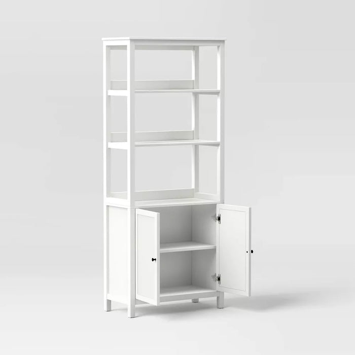 72" Bookcase White