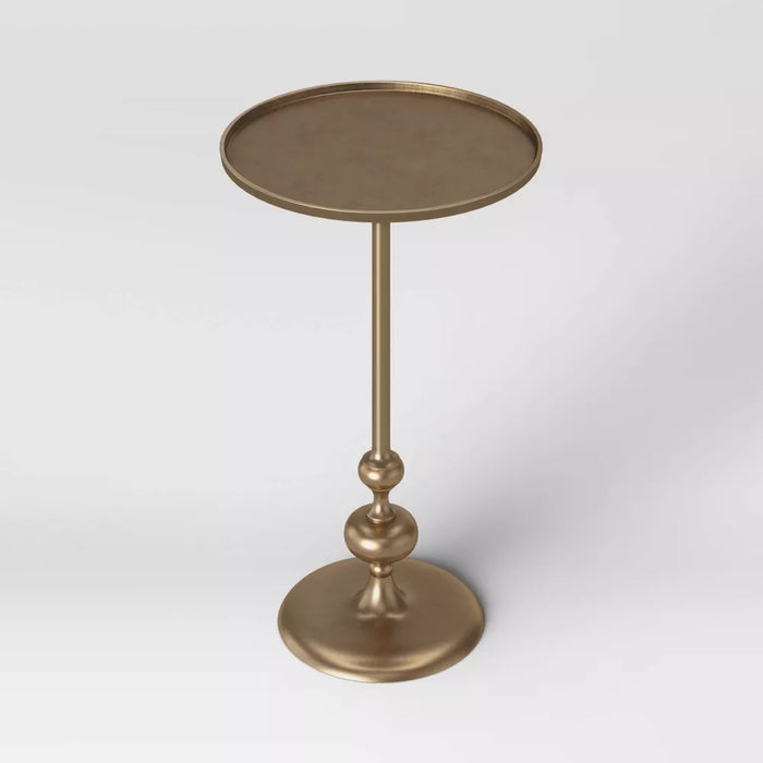 Londonberry Turned Metal Accent Table Large size