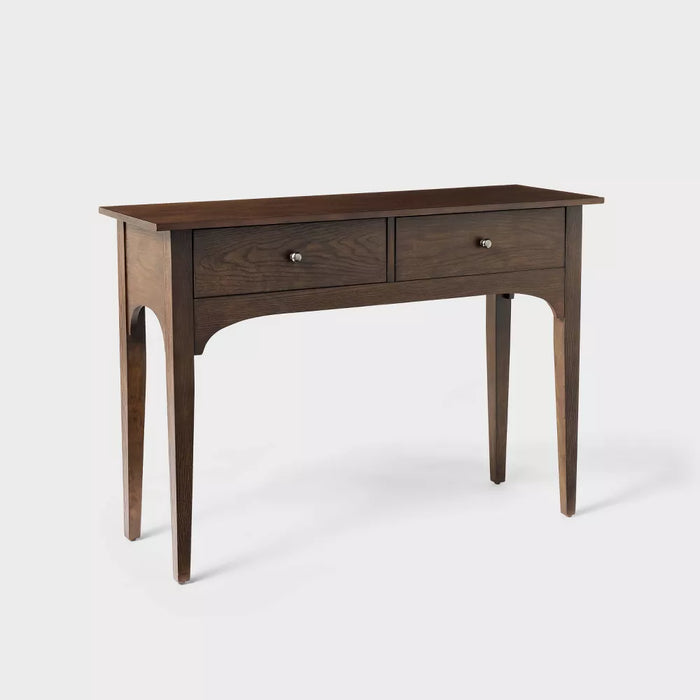 46" Arched Console Table Dark Brown