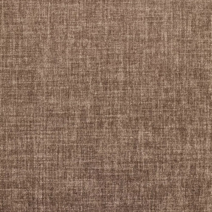 Corallina Upholstered Wooden Ottoman Natural Wood/Dark Brown