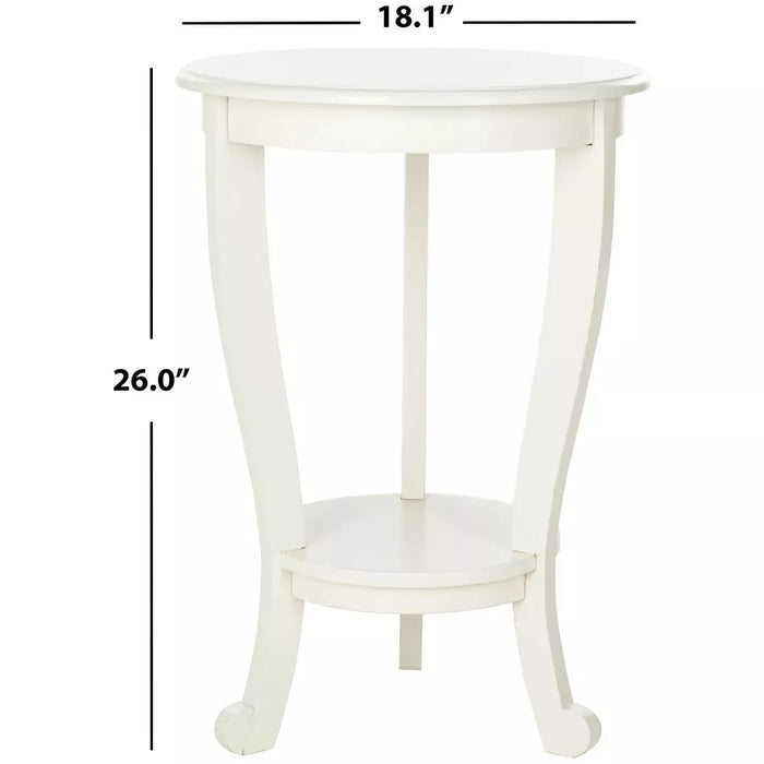 Mary Pedestal Side Table Vintage - AMH5711 - Safavieh Couture