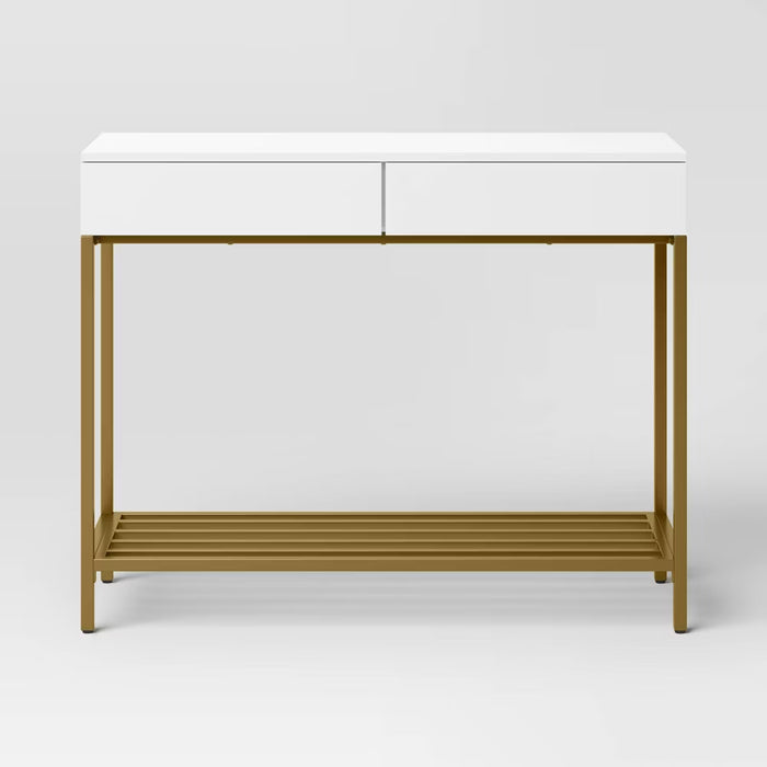 Loring Console Table White