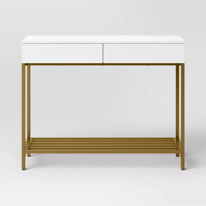 Loring Console Table White