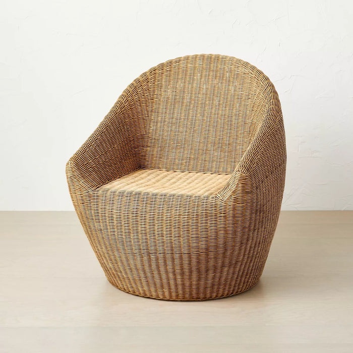 Set of 2! Estero Wicker Accent Chairs Natural Brown - Opalhouse