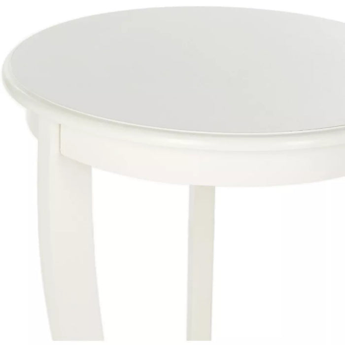 Mary Pedestal Side Table Vintage - AMH5711 - Safavieh Couture
