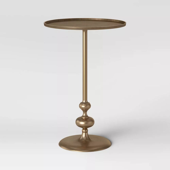 Londonberry Turned Metal Accent Table Large size