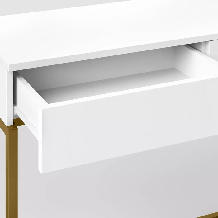 Loring Console Table White