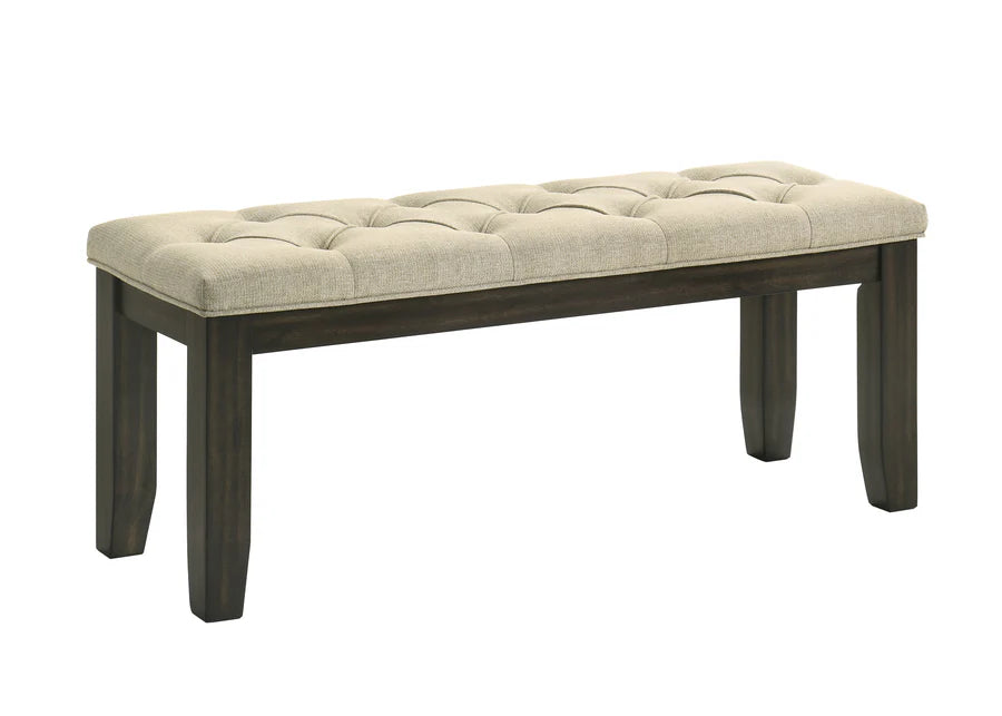 Herbert Espresso/Beige Extendable Dining Set