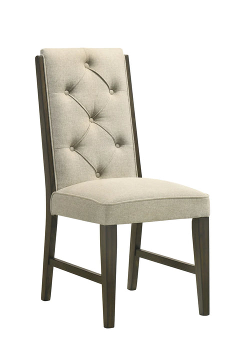 Herbert Espresso/Beige Extendable Dining Set