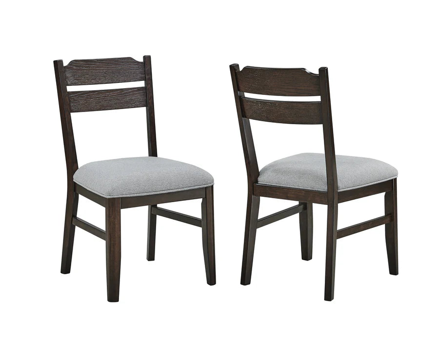 Higgins Dark Oak Dining Set 6 pc