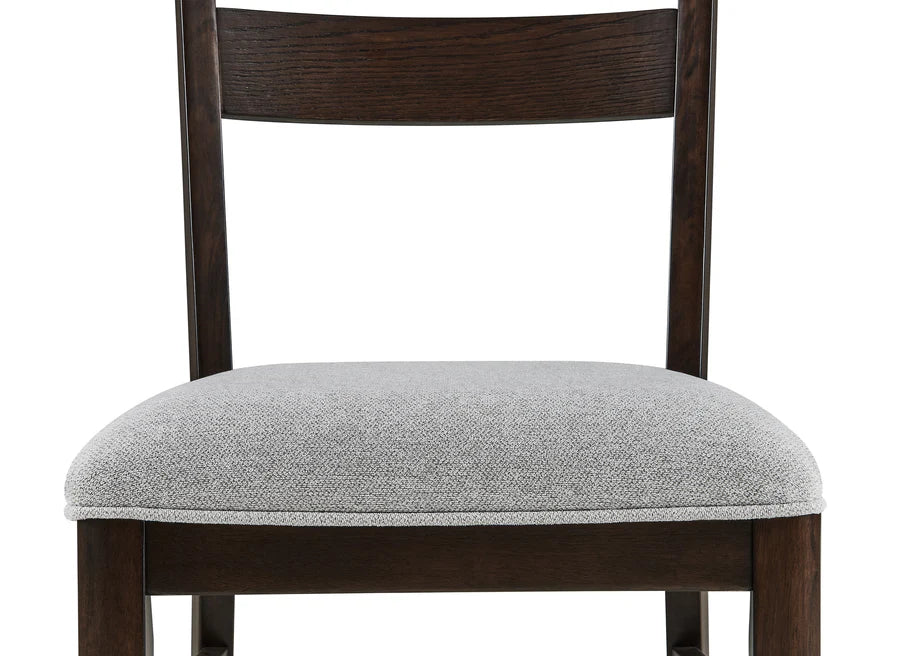 Higgins Dark Oak Dining Set 6 pc