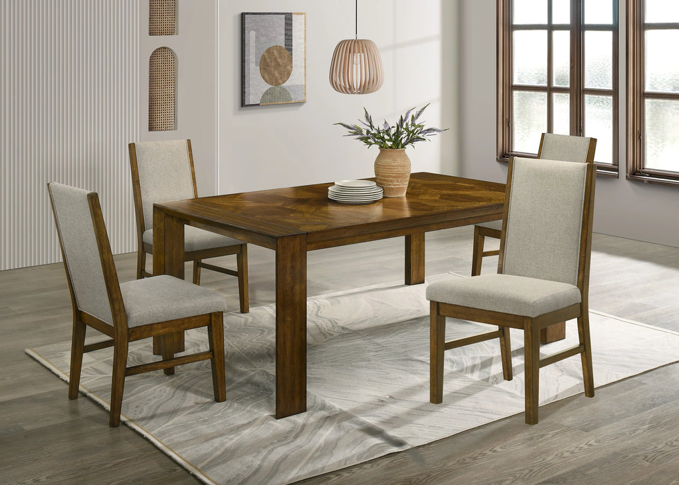 Hollister Brown/Gray Dining Set