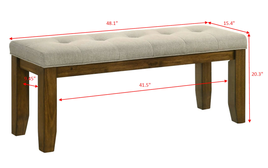 Hollister Brown/Gray Dining Set