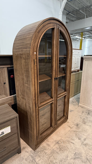 Solid Wood Arched Bookcase