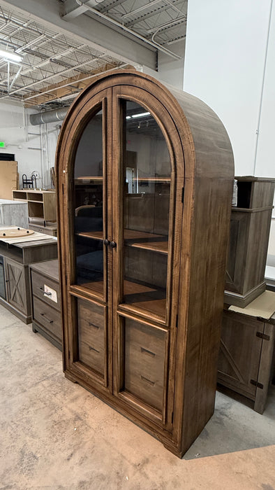 Solid Wood Arched Bookcase