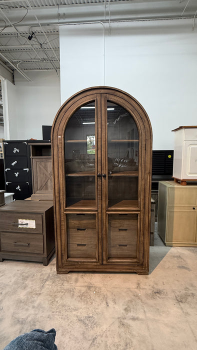 Solid Wood Arched Bookcase