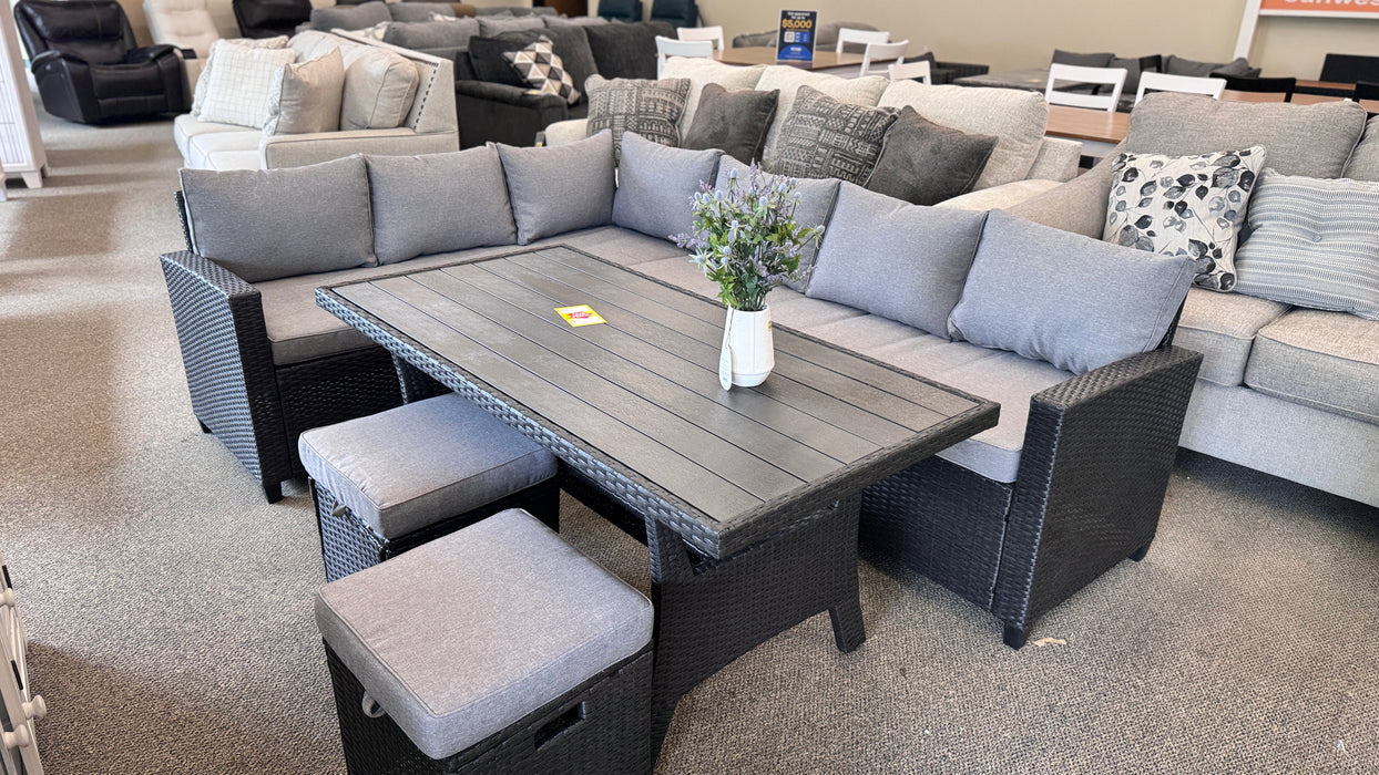 Patio Outdoor Sectional Wicker Set- Mason Oaks