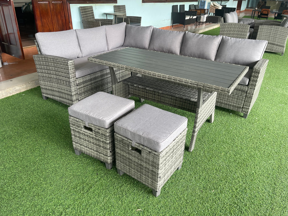 Mason Oaks Patio Sectional Outdoor Set
