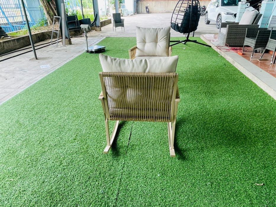 3Pc Patio Rocking Set