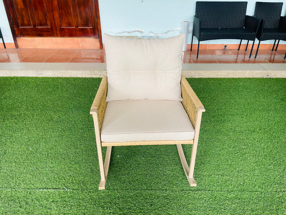 3Pc Patio Rocking Set
