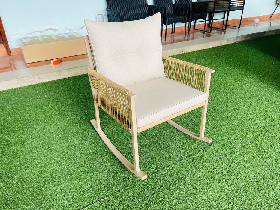 3Pc Patio Rocking Set