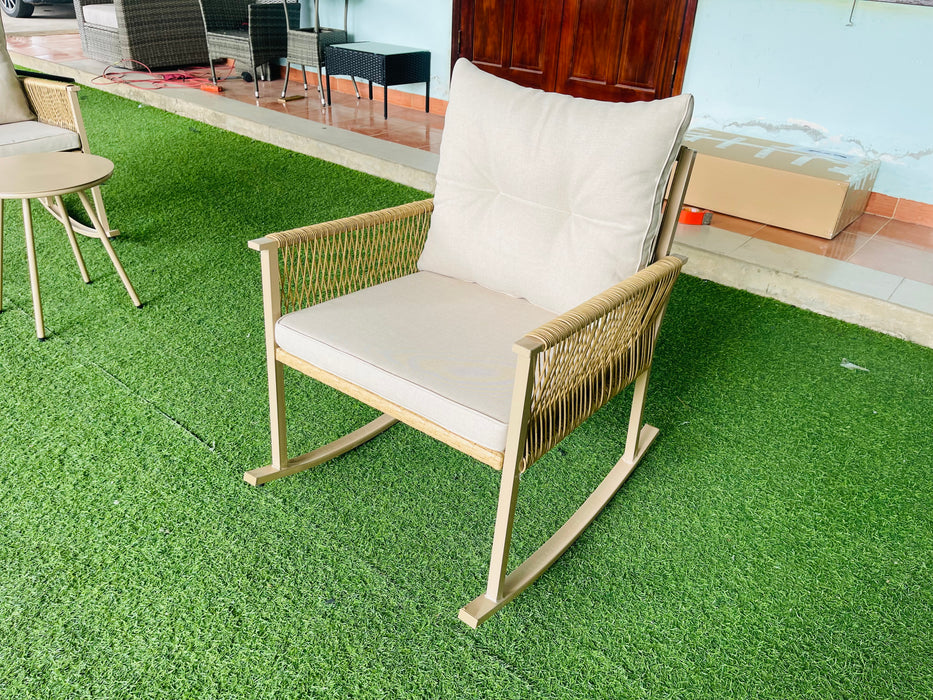 3Pc Patio Rocking Set