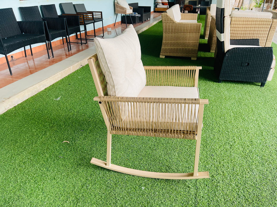 3Pc Patio Rocking Set