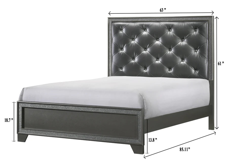 Kaia King Bed and Nightstand