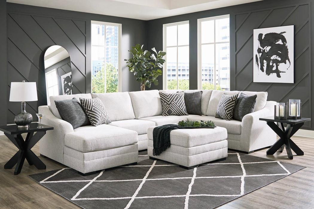 Koralynn Stone 3-Piece LAF Chaise Sectional