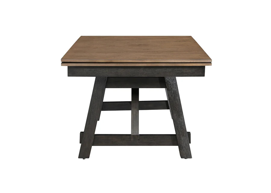 Maribelle Wheat Charcoal Extendable Dining Set