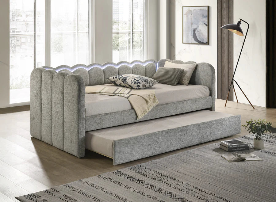 Philipa Mauve Daybed with Trundle