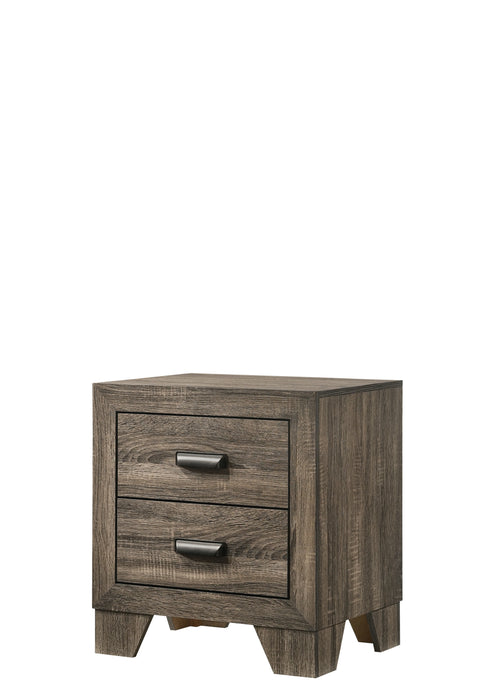 Brand new 5Pc Millie Brownish Gray Panel Bedroom Set