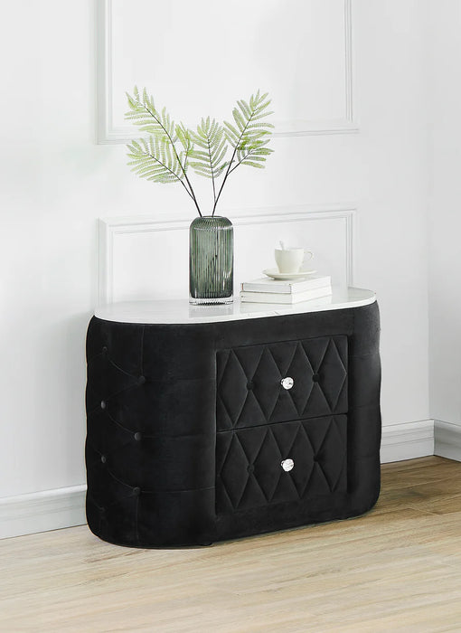Natalia Black Nighstand