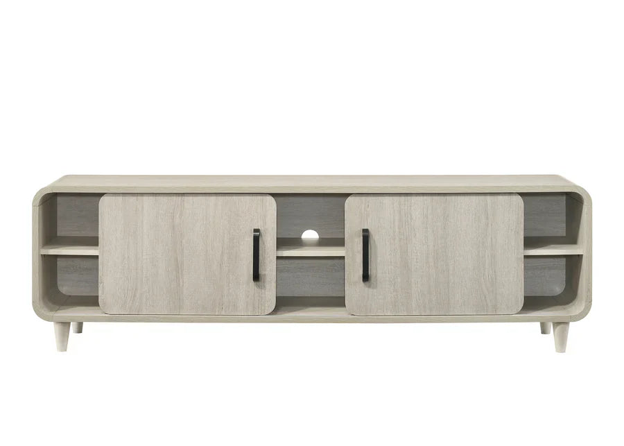 Nyomi Light White TV Stand