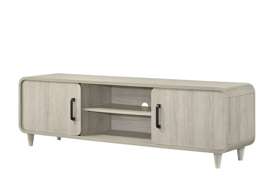 Nyomi Light White TV Stand