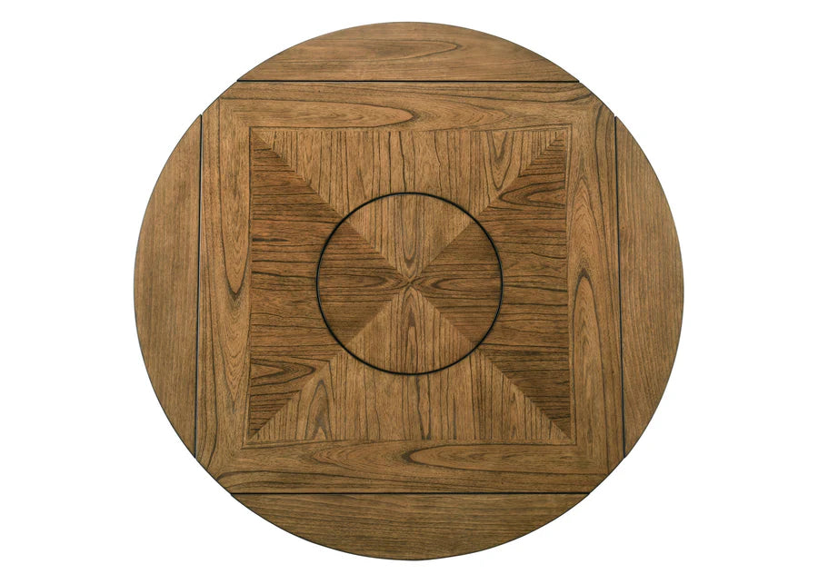Oakly Brown Round/Square Counter Height Dining Set