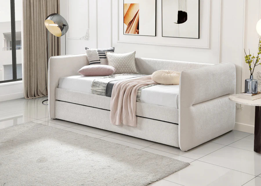 Philipa Light Gold Daybed with Trundle